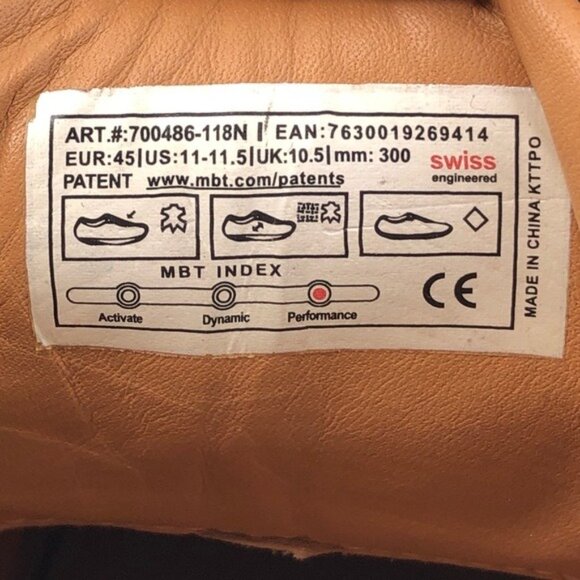 MTB Isimo 5 Brogue Walking Shoes 11-11.5 - Picture 7 of 11